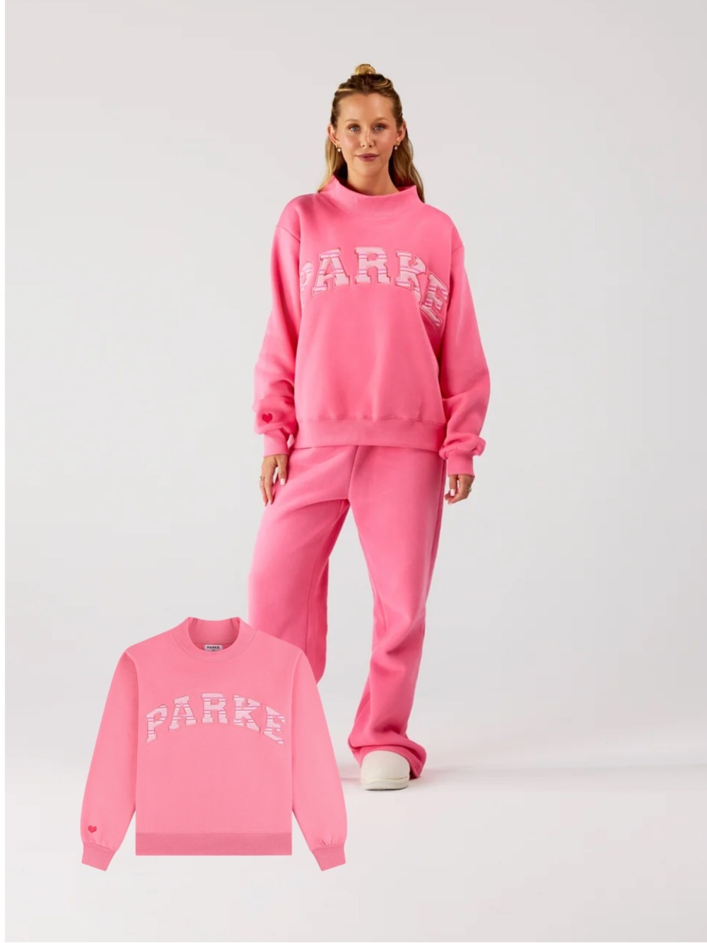 Parke Varsity Mockneck in Compassion- XXL